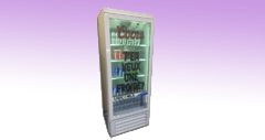 icevue transparent fridge