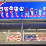 stretched fridge displays