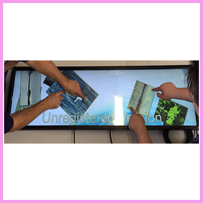 CDS stretched touch displays