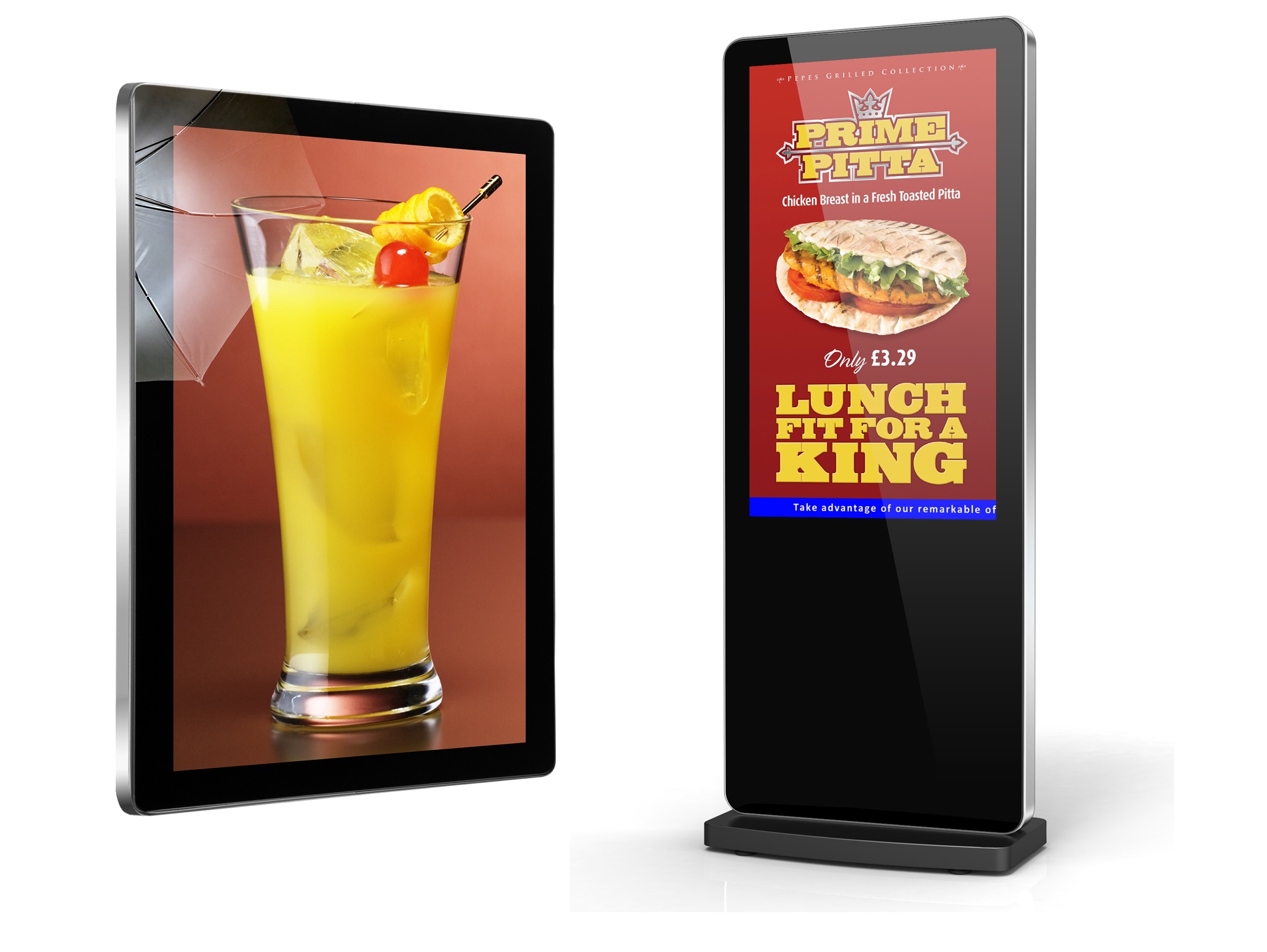 digital posters for restaurants