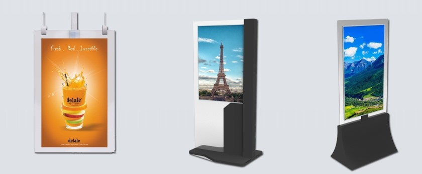 double sided displays