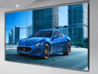 Videowall car