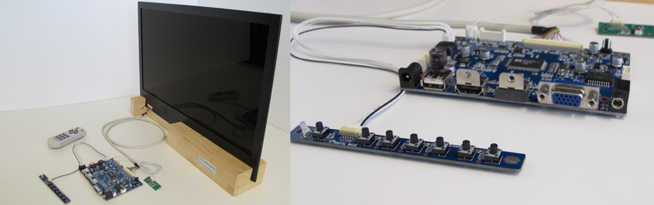 Transparent LCD Kit Form