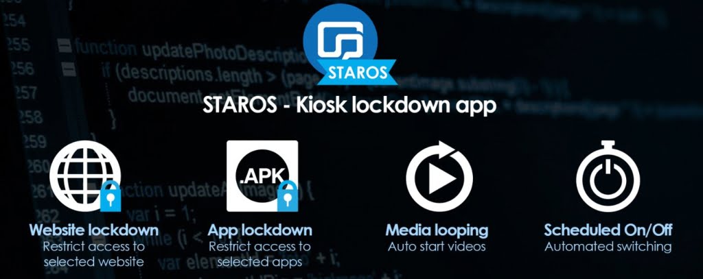 staros kiosk lockdown app