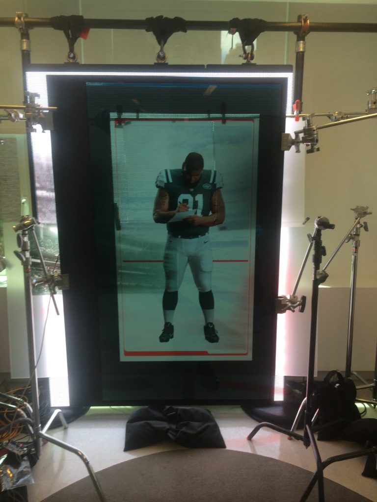 New York Jets Stadium 70 inch transparent