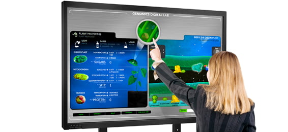 interactive digital signage touch screen