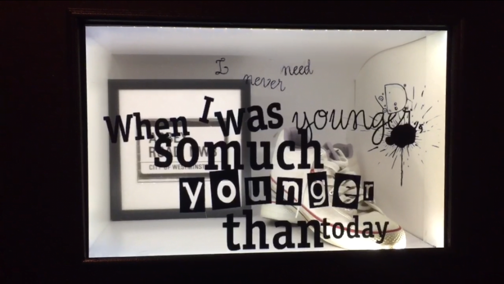 beatles transparent display