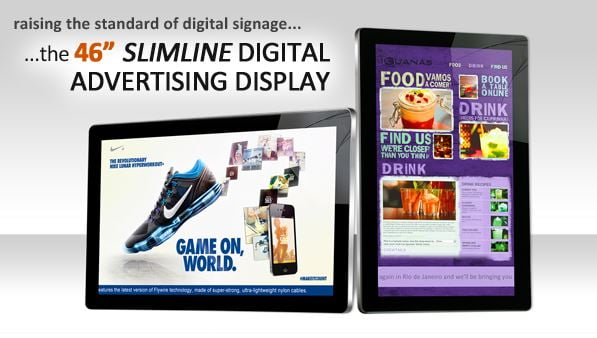 46 inch slimline digital display