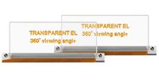 ELT 160.80.50 beneq lumineq transparent displays EL electroluminecent Display