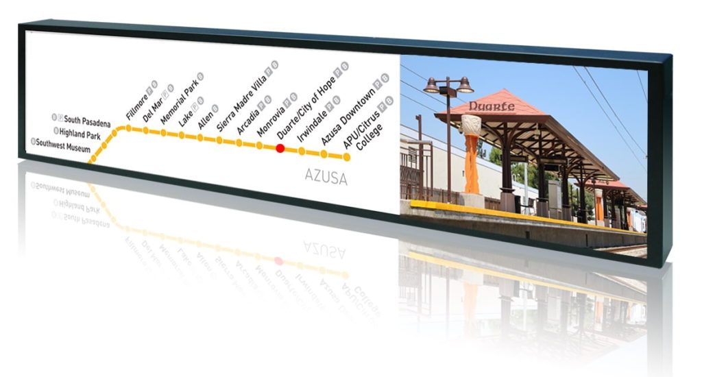 34.8 inch stretched lcd