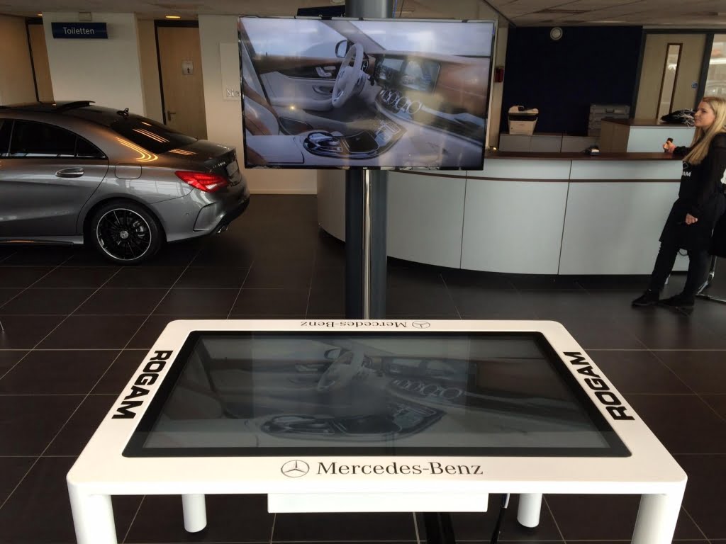 mercedes touch table