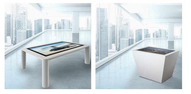 CDS touch table displays