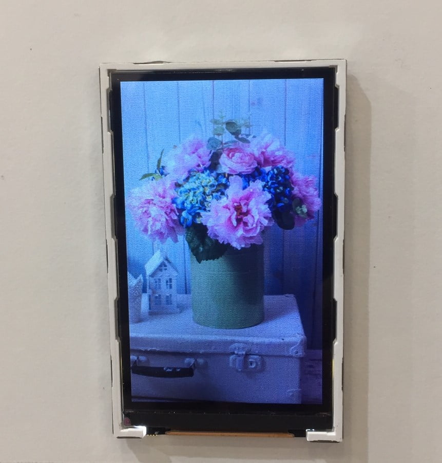 Letterbox industrial TFT LCD panel with Touch