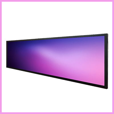 Large 4k wide stretched LCD