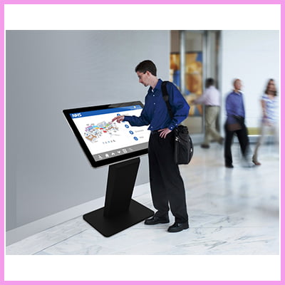 PCAP touch kiosk display