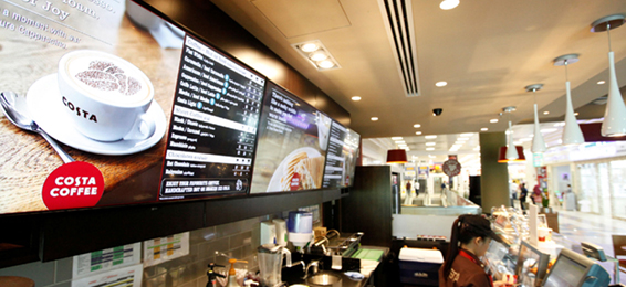 LED android digital menu boards CDS