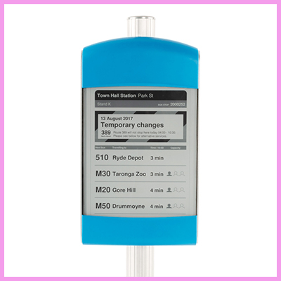 CDS outdoor e-paper displays