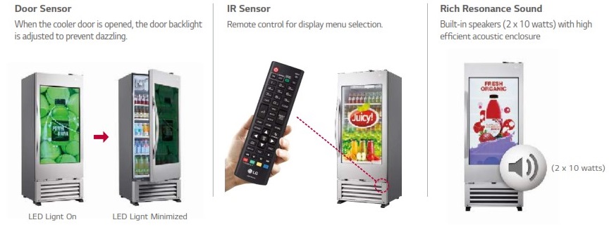 digital display refrigerator