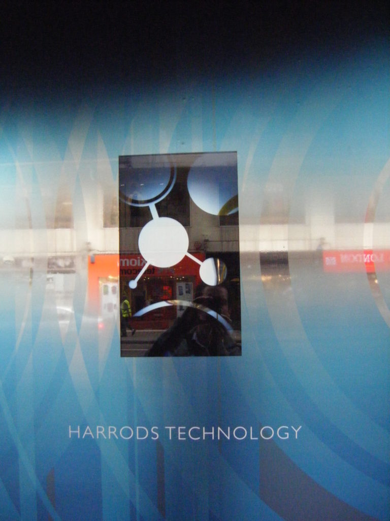 Harrods Transparent Window