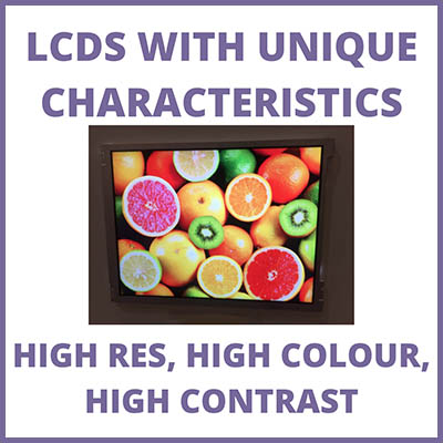 CDS TFT LCD Displays with Unique Characteristics