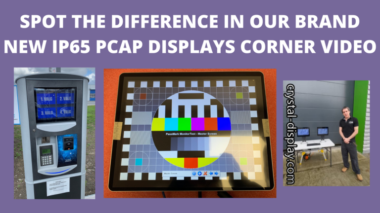 Optical Bonding display corner