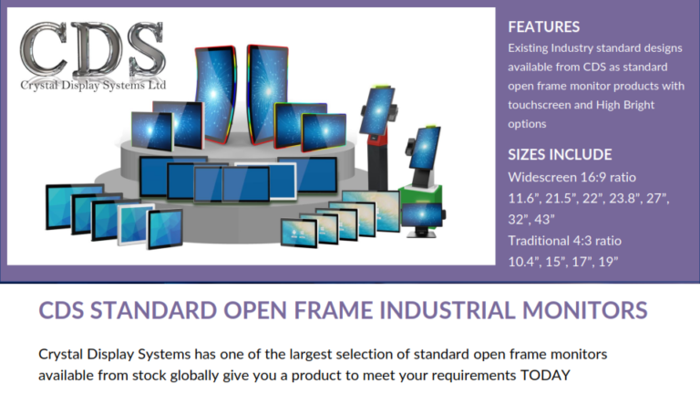 Standard Monitor Range Brochure