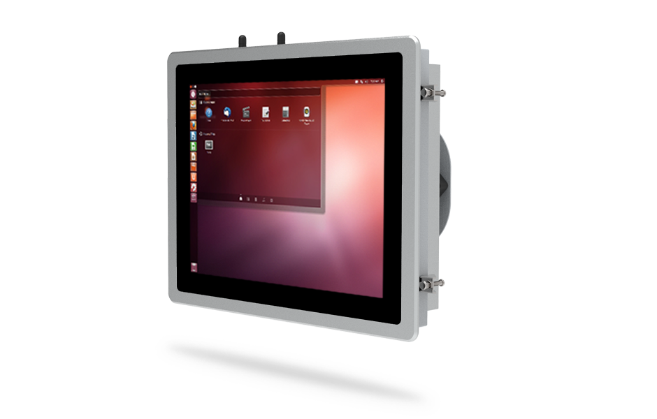 12.1 inch embedded touch PC side