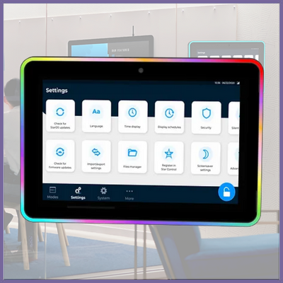 Nebula Glow Meeting Room Tablet