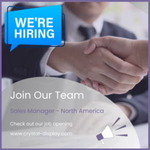 Read more about the article We are Hiring – Sales Manager North America