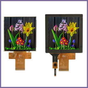 4 Inch Square TFT Display for Auto, Aero, and Military Applications