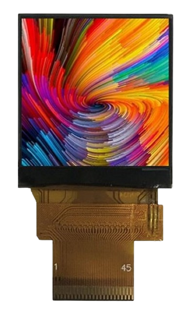 square tft display