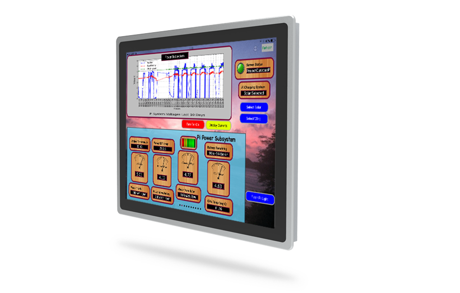 19″Embedded Touch PC side