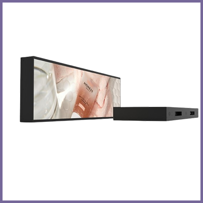 Double-Sided Stretched LCD: Double your Advertising Space