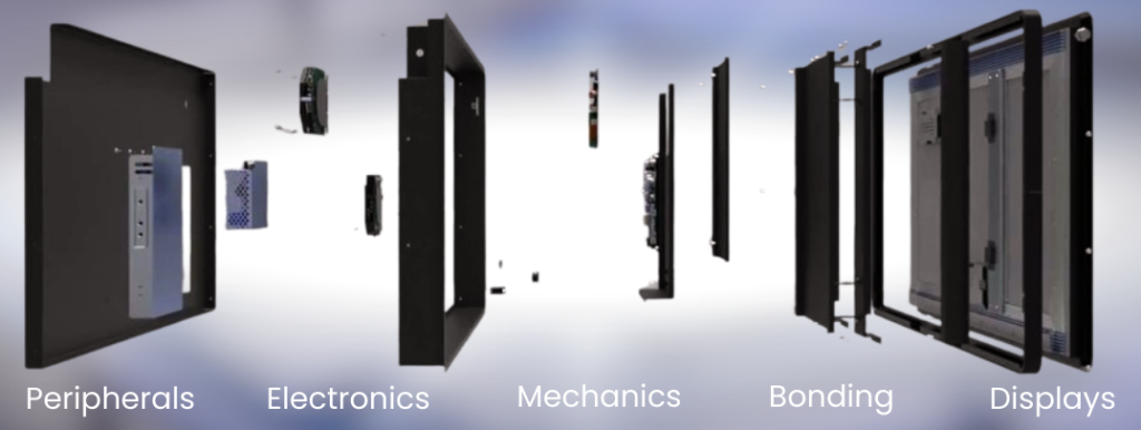 custom built monitor exploded