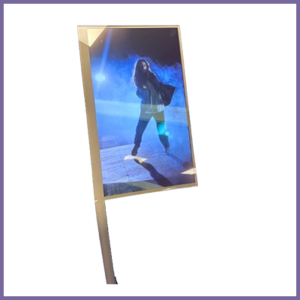 Come and See Our Brand New 30 Inch Transparent OLED Freestanding Kiosk