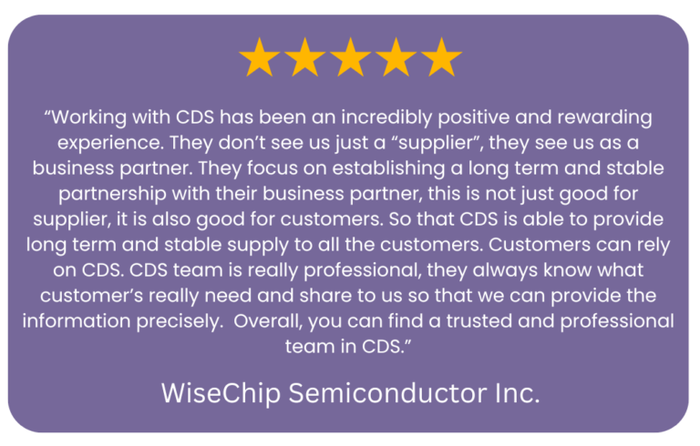 Supplier Testimonial (Wisechip)