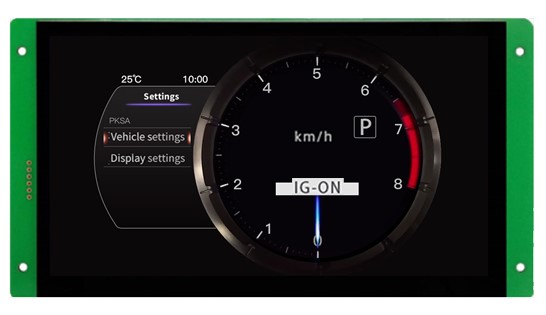 automotive uart display dwin