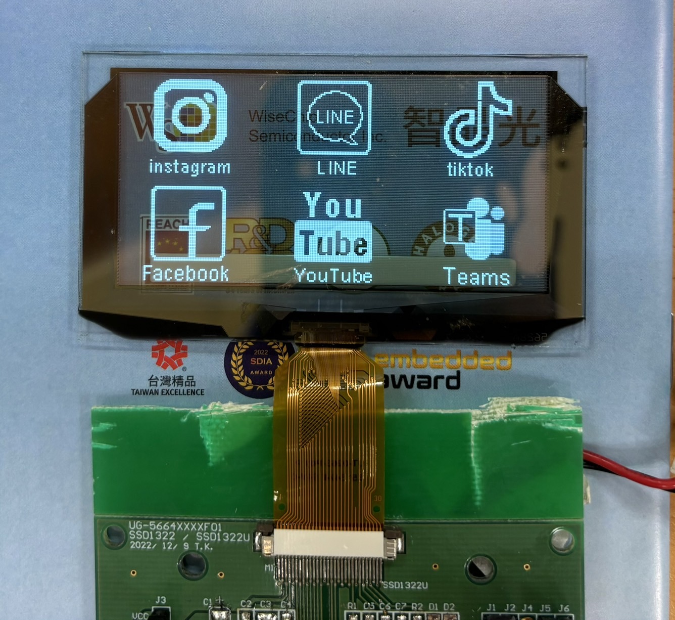 innovative transparent pmoled cds