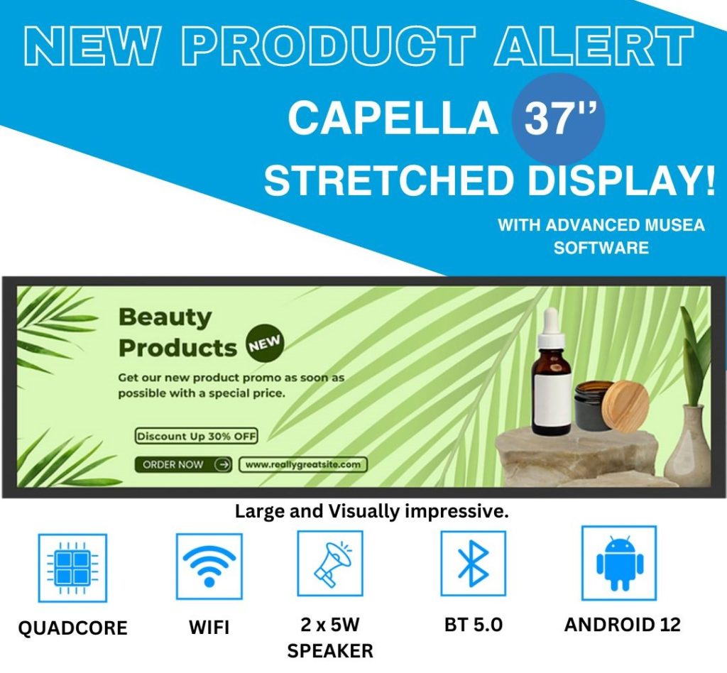 capella stretched displays