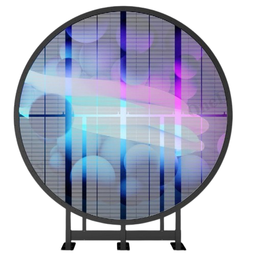 Circle LED Transparent