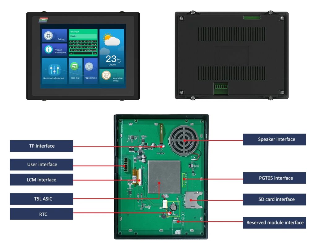 inshell uart displays DMG80600T080_15WTR