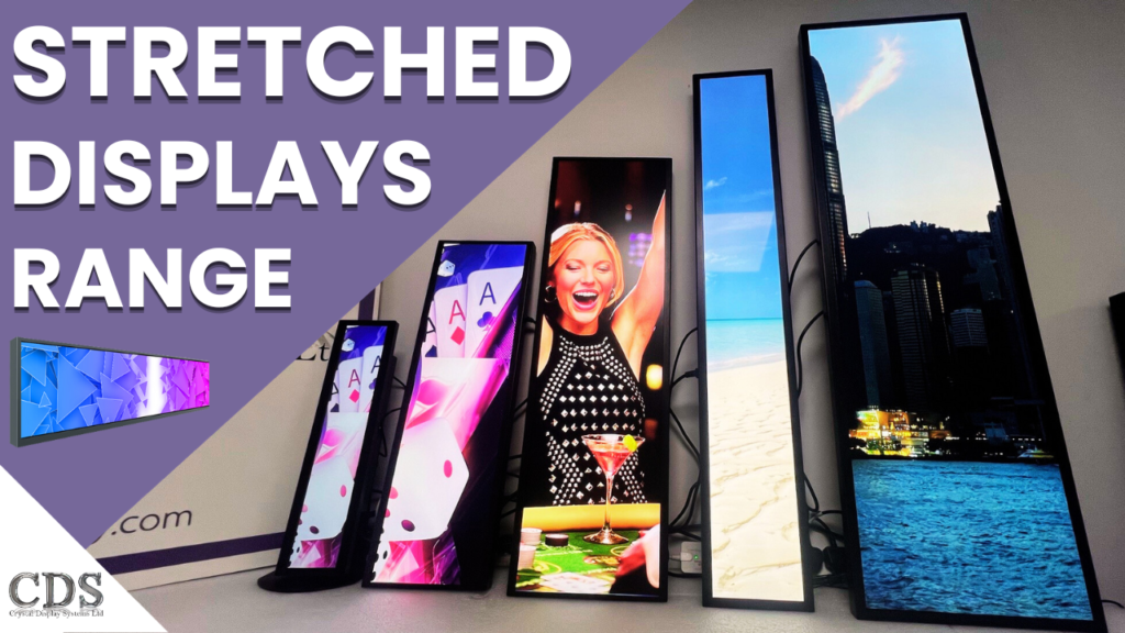 Stretched displays range