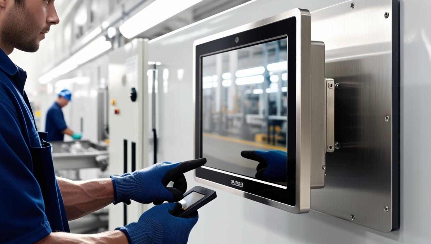 gloved operation with monitor