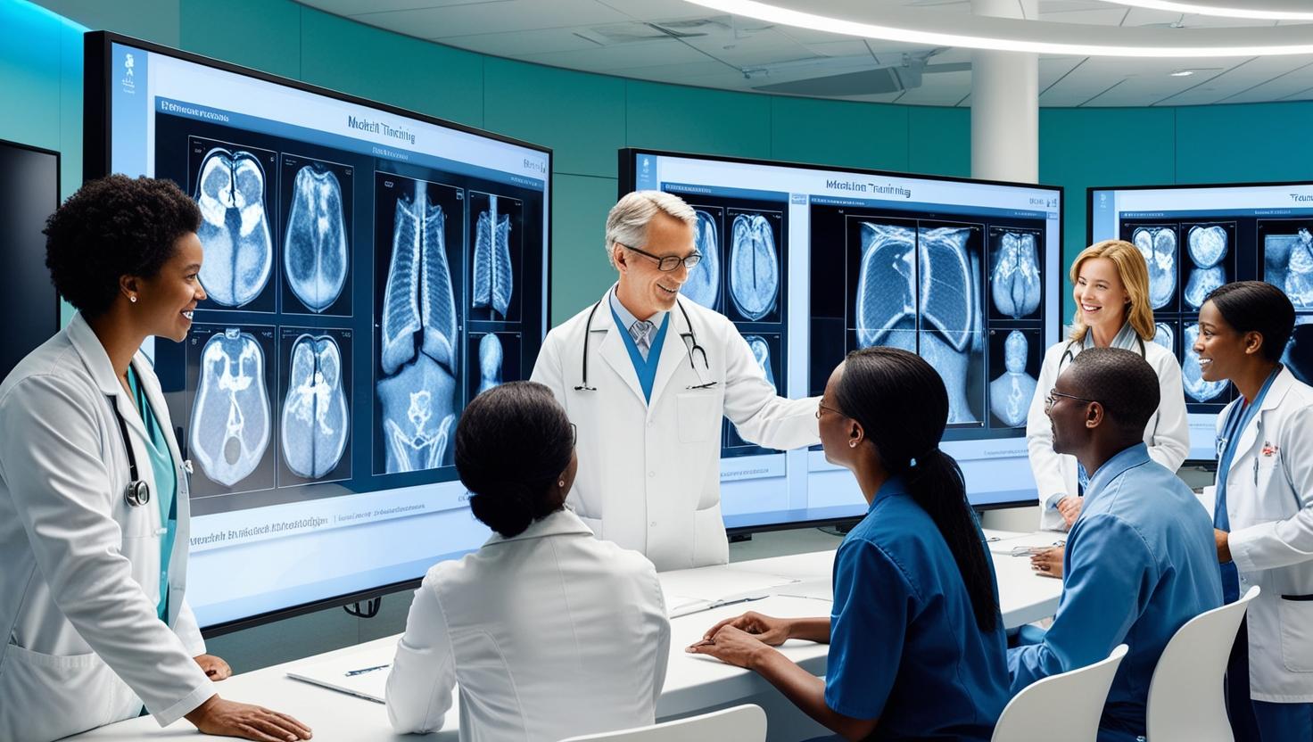 large format LCD displays can be used in Medical Training