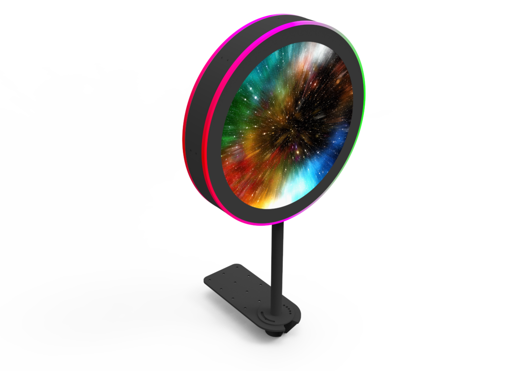 15.7 inch circular display
