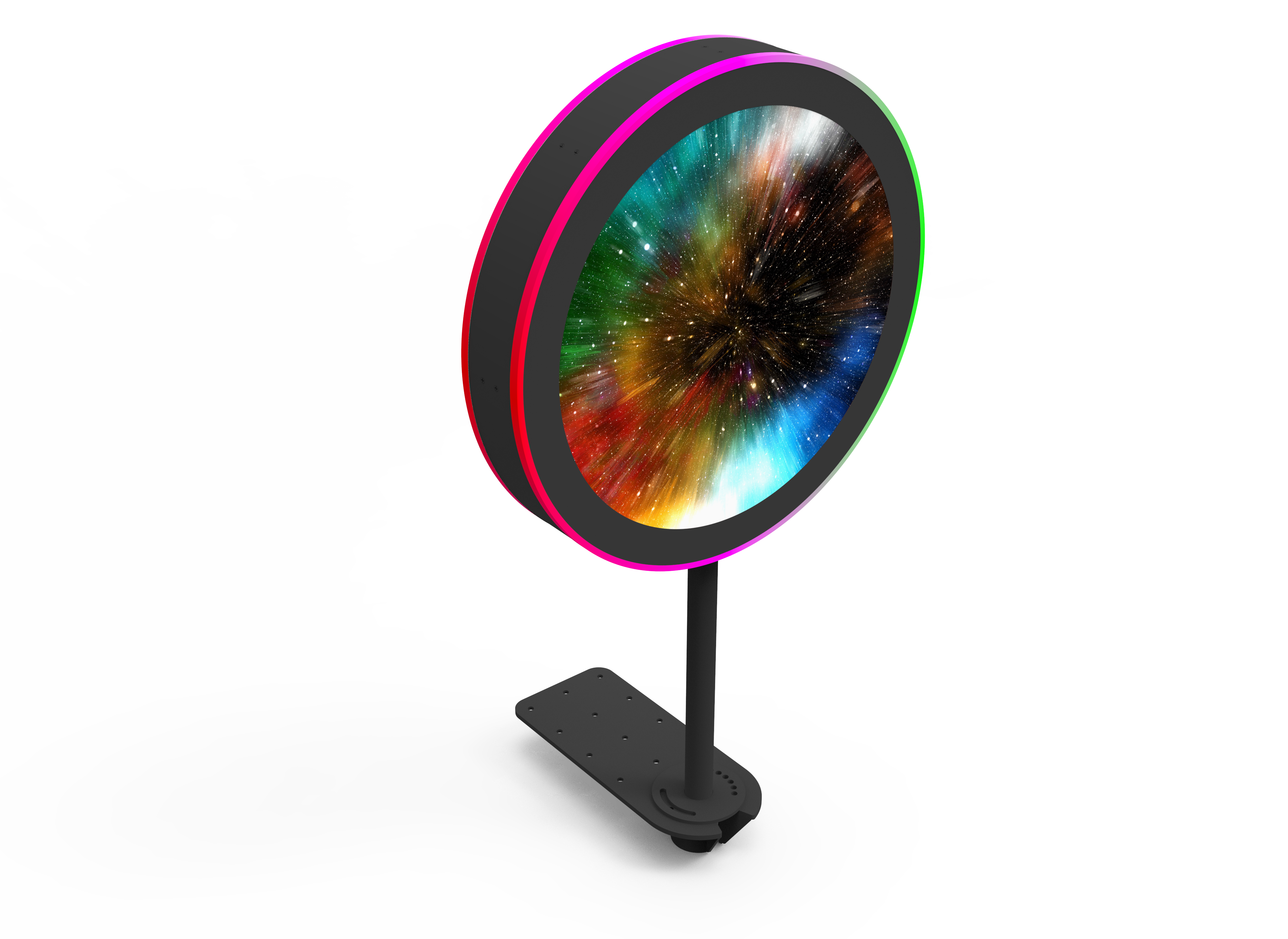 15.7 inch circular display