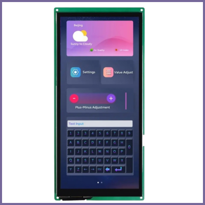 10.4 inch Smart Bar Type UART TFT LCD Display Launched
