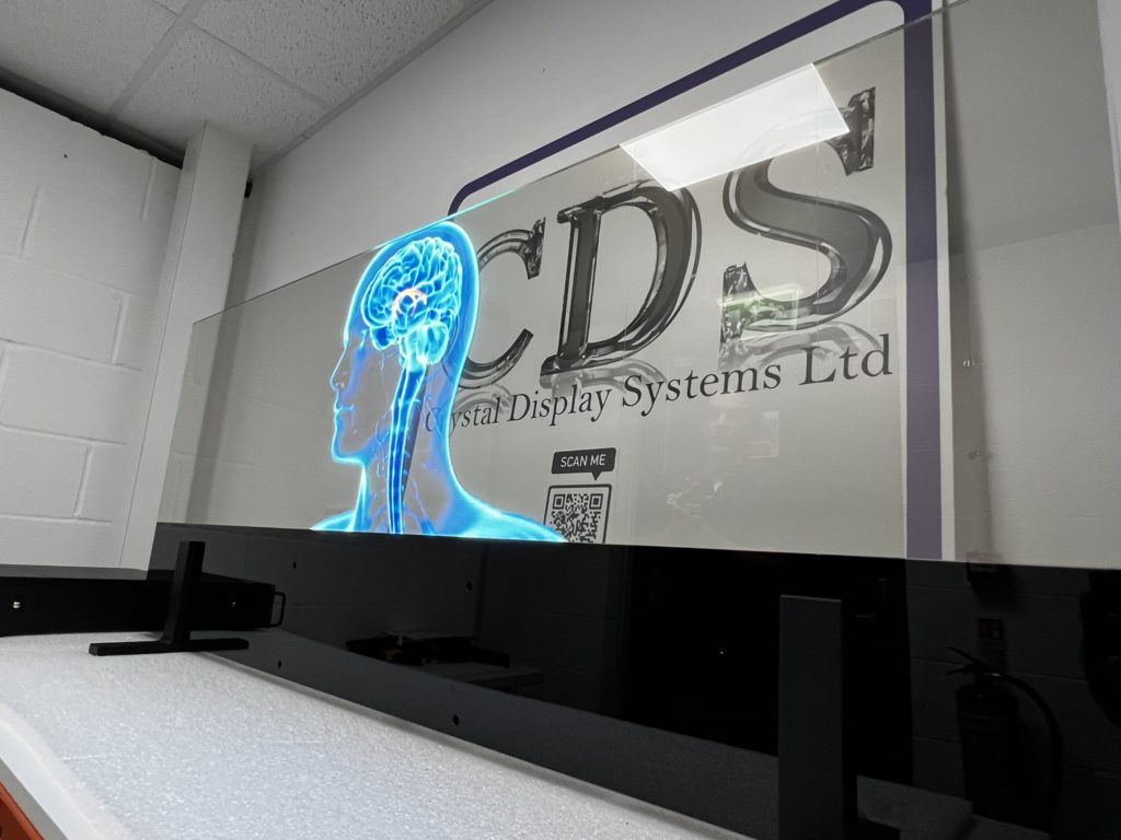 Transparent MicroLED Display