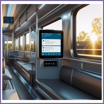 Smart Rail and School Bus Embedded Displays Now Available
