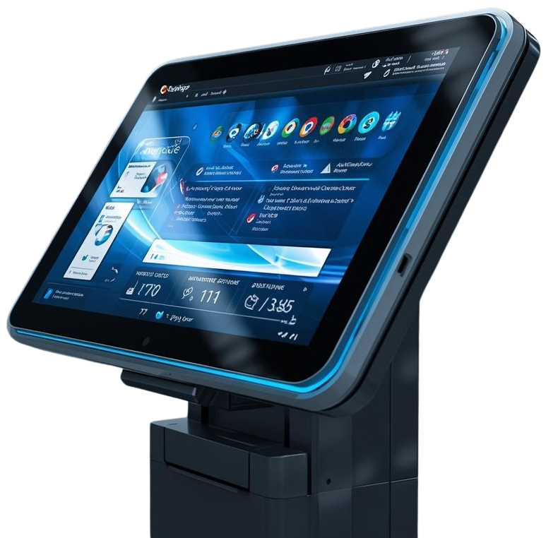 ind kiosk transparent